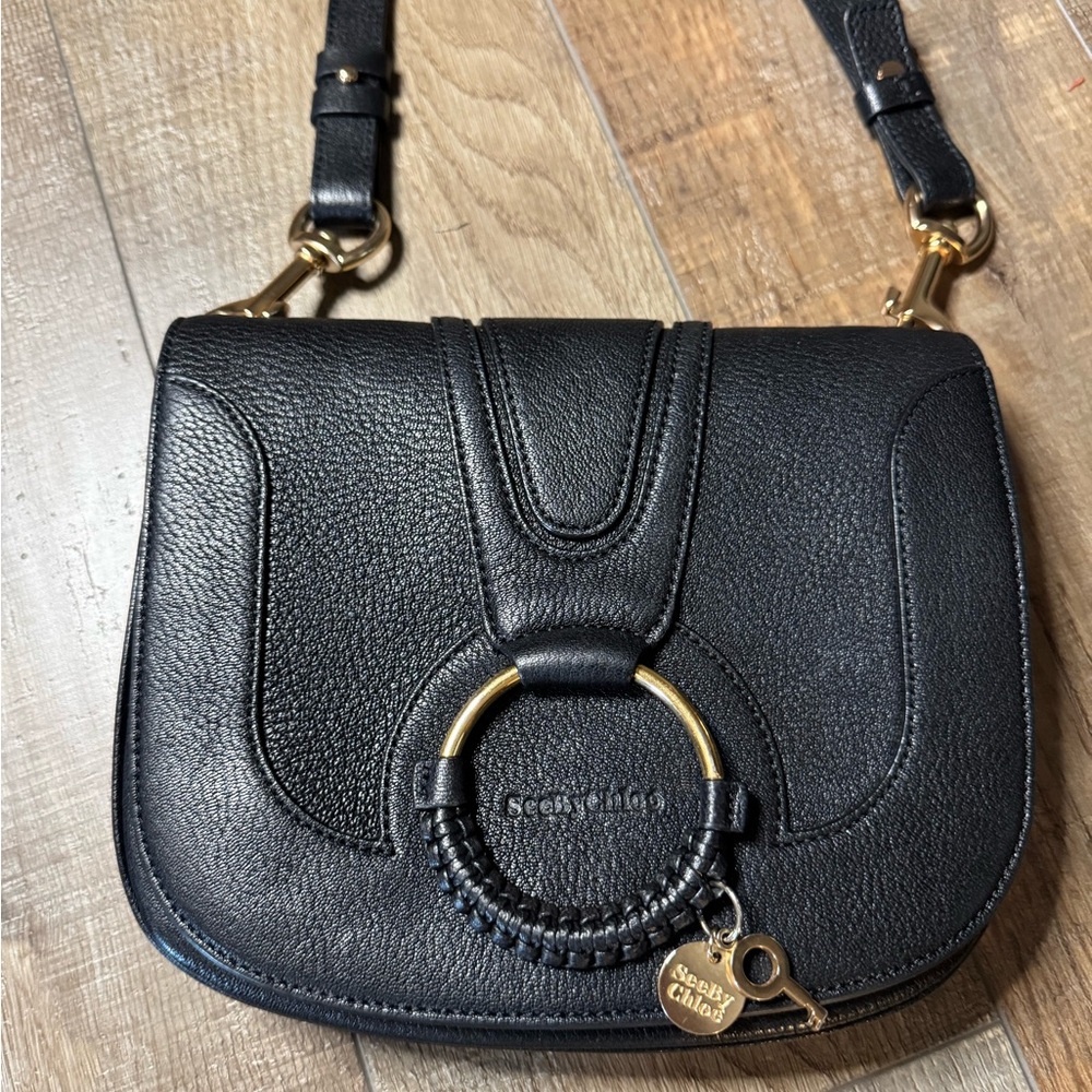 See By Chloé Black Hana Shoulder Bag